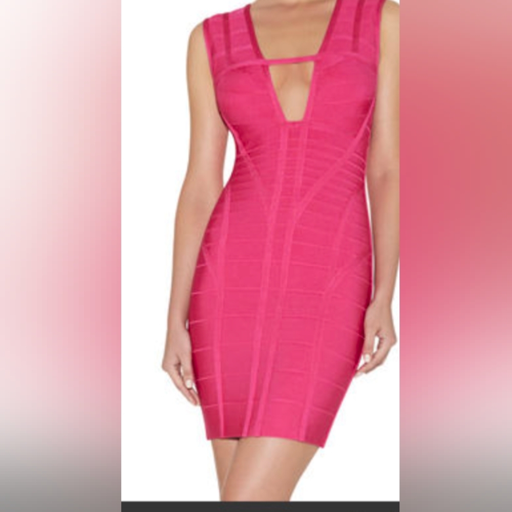 Elegant Pink Bodycon Dress